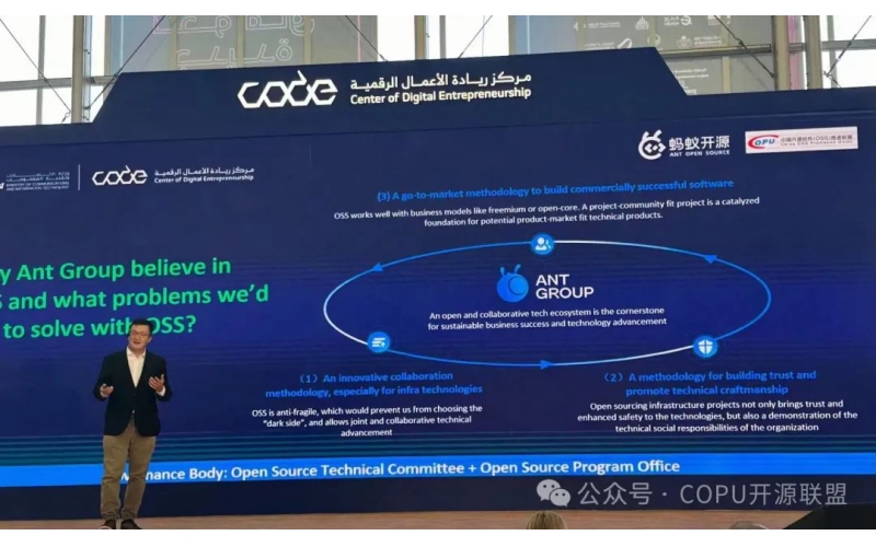 COPU携蚂蚁集团等参加沙特年度科技大会Leap , 积极推进中沙开源合作